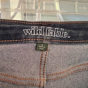 Jeans Wild Fable, size 8, dark denim, High Rise Skinny